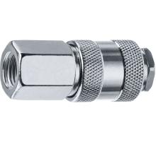 ЗУБР 1/4″F - рапид муфта, переходник, Профессионал (64910-1/4)
