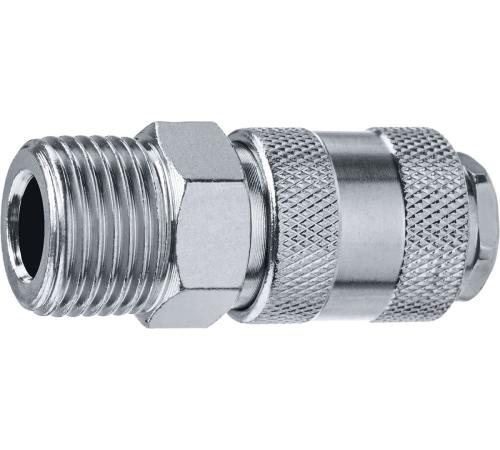ЗУБР 1/2″M - рапид муфта, переходник, Профессионал (64911-1/2)