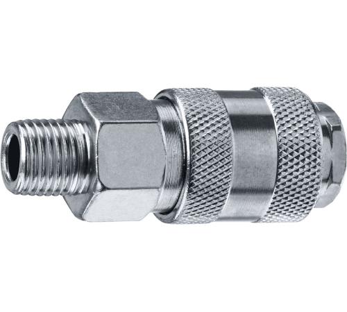 ЗУБР 1/4″M - рапид муфта, переходник, Профессионал (64911-1/4)