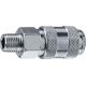 ЗУБР 1/4″M - рапид муфта, переходник, Профессионал (64911-1/4)