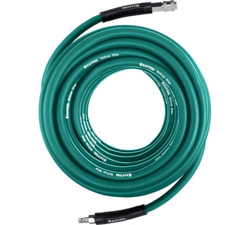 KRAFTOOL 15 м, 10 х1 5 мм, 20 бар, воздушный шланг с поворотными фитингами рапид (06588-15)