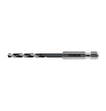 STAYER НЕХ-1/4″, d 4.2 х 98 мм, сверло по металлу для винтовёртов и шуруповертов IMPACT READY (29603-4.2)