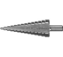 STAYER 4-30 мм, 14 ступеней, сталь HSS, ступенчатое сверло (29660-4-30-14)