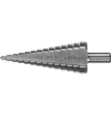 STAYER 4-30 мм, 14 ступеней, сталь HSS, ступенчатое сверло (29660-4-30-14)