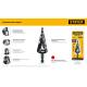 STAYER Pro-Max 3 шт, 4-38мм, винтовая спираль, набор сверл ступенчатых (29661-4-38-H3)