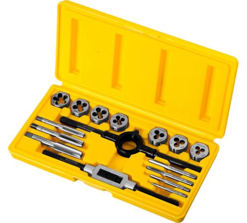 STAYER MaXCut, 16 предмета, набор метчиков и плашек (28010-H16)