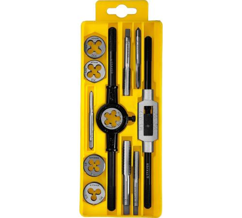 STAYER MaXCut, 12 предмета, набор метчиков и плашек (28012-H12)