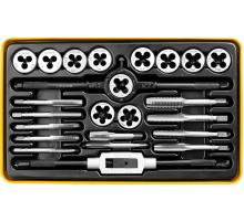 STAYER MaXCut, 24 предмета, легированная сталь, набор метчиков и плашек (28020-H24)