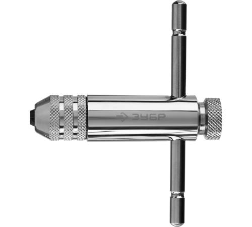 ЗУБР для M3-M10, метчикодержатель с храповым механизмом и реверсом, Профессионал (28137-85)