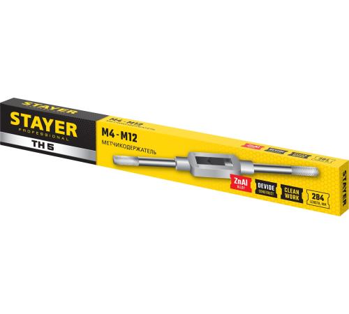 STAYER TH5, для М4-М12, L 235 мм, метчикодержатель, Professional (28035-5)