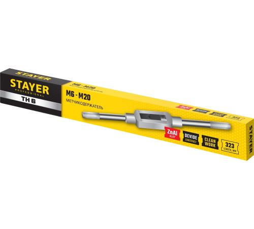STAYER TH6, для М6-М20, L 345 мм, метчикодержатель, Professional (28035-6)