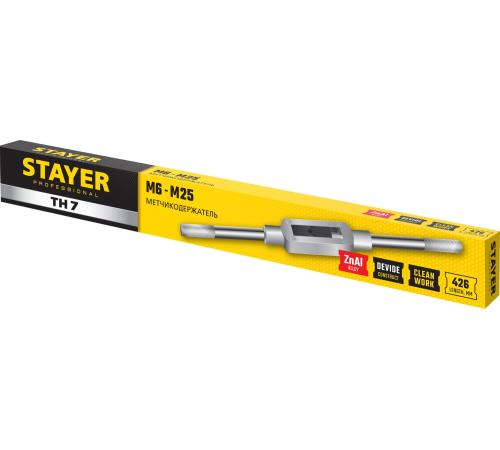 STAYER TH7, для М6-М25, L 426 мм, метчикодержатель, Professional (28035-7)