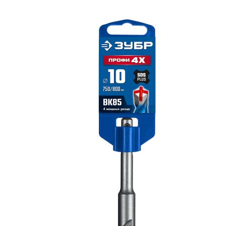 ЗУБР ПРОФИ-4Х 10x800 мм, SDS-plus бур (29313-800-10)