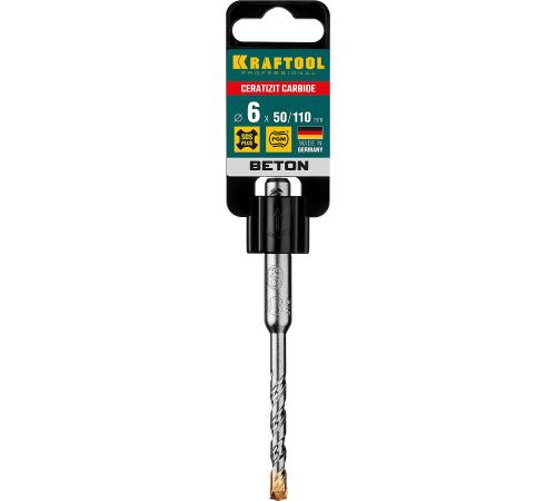 KRAFTOOL Ceratizit Carbide, 6 х 110 мм, SDS-plus бур (29320-110-06)