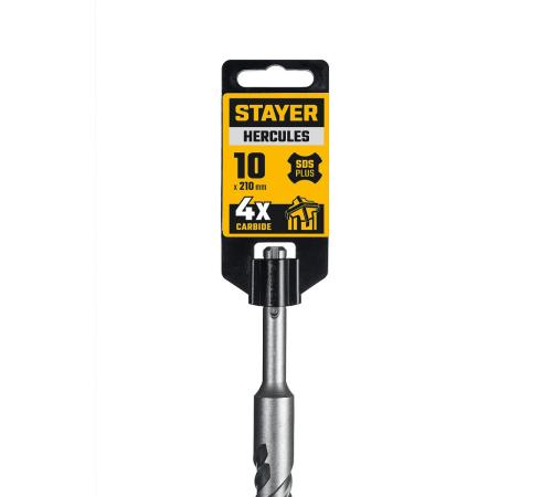 STAYER HERCULES-4Х 10x210 мм, SDS-plus бур (29290-210-10)