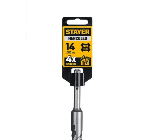 STAYER HERCULES-4Х 14x310 мм, SDS-plus бур (29290-310-14)