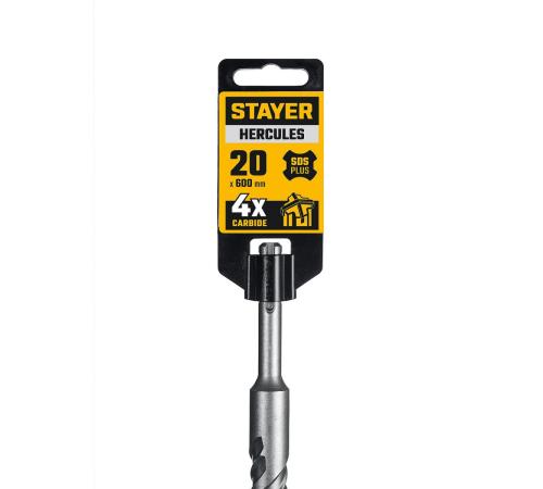 STAYER HERCULES-4Х 20x600 мм, SDS-plus бур (29290-600-20)