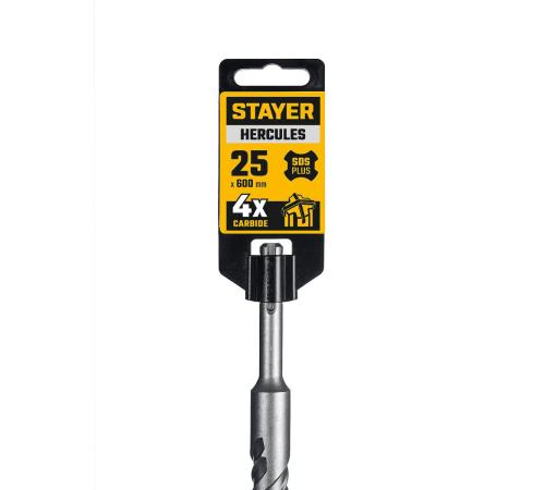 STAYER HERCULES-4Х 25x600 мм, SDS-plus бур (29290-600-25)