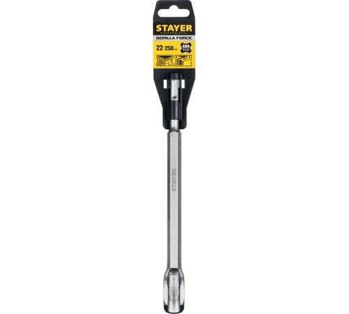 STAYER Gorilla Force, 22 х 250 мм, SDS-Plus, зубило-штробер, Professional (29357-22-250)