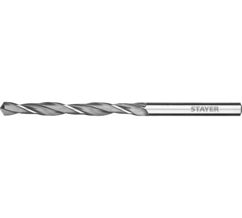 STAYER HSS-R, 6.5 х 101 мм, быстрорежущая сталь P6M5, сверло по металлу, Professional (29602-6.5)