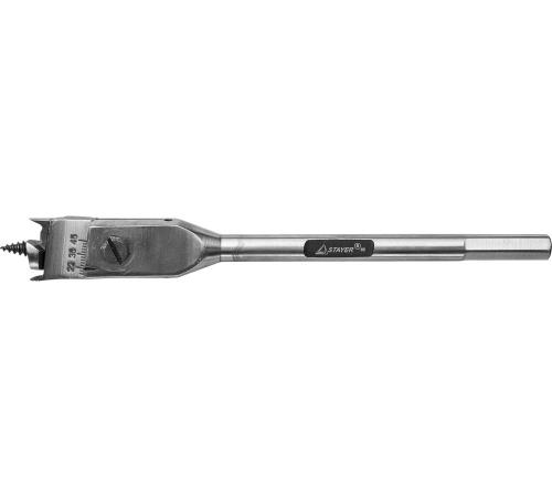 STAYER d 22-76 мм, перовое, cверло по дереву регулируемое (2951-22-76)