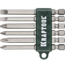 KRAFTOOL KraftMax, 6 шт, набор бит (26061-H6)