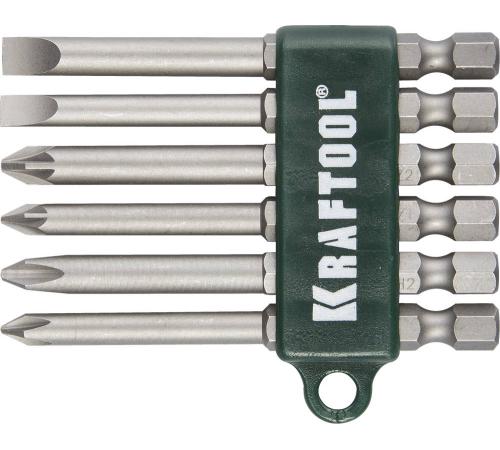 KRAFTOOL KraftMax, 6 шт, набор бит (26061-H6)