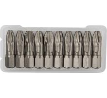 KRAFTOOL X-Drive, PZ3, 25 мм, 10 шт, торсионные биты (26123-3-25-10)