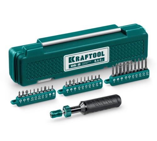 KRAFTOOL DS-2 0.4-2 Нм, динамометрическая отвертка (64034)