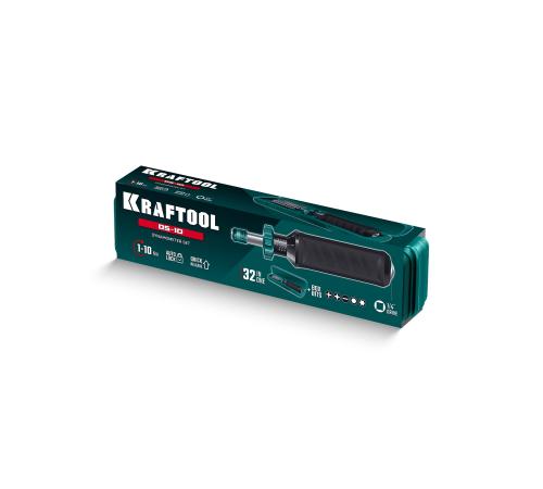 KRAFTOOL DS-10 1-10 Нм, динамометрическая отвертка (64037)
