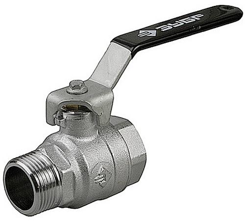 ЗУБР d 1/2″, ручка-рычаг, шаровой кран (4-51321-C-1/2)