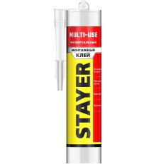 STAYER MULTI USE, 280 мл, белый, универсальный монтажный клей, Professional (41321)
