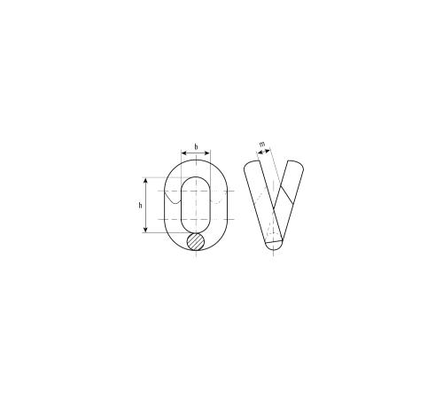 ЗУБР 4 мм, 100 шт, соединитель цепей (4-304575-04)