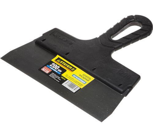 STAYER PROFlat, 200 мм, пластиковая ручка, нержавеющий фасадный шпатель, Professional (1008-20)