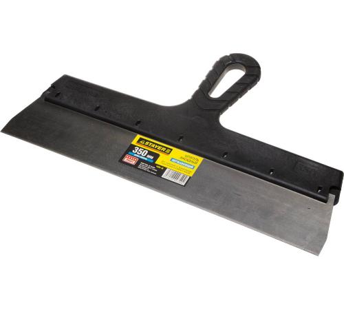 STAYER PROFlat, 350 мм, пластиковая ручка, нержавеющий фасадный шпатель, Professional (1008-35)