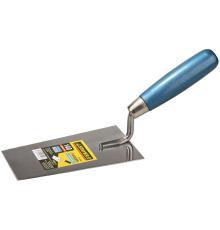 STAYER 140 мм, нержавеющее полотно, деревянная рукоятка, кельма трапеция, Professional (0830-14)