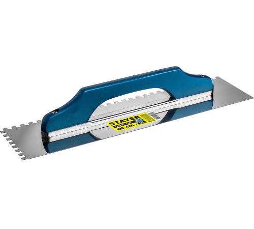 STAYER Expert 480, 130 х 480 мм, зуб 8 х 8 мм, штукатурная гладилка, Professional (0803-08)