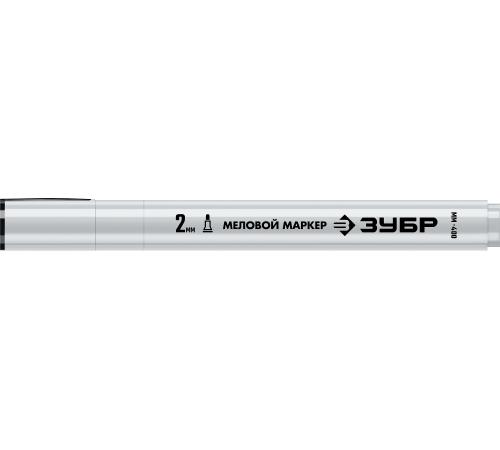 ЗУБР ММ-400 белый, 2 мм меловой маркер (06332-8)