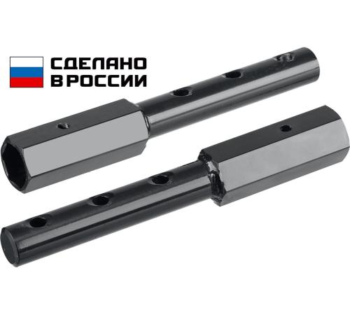 ЗУБР УД-3, НЕХ 32 - круг 30 мм, 2 шт., удлинитель (707107-3)