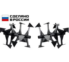 ЗУБР Ф-2, НЕХ 32, фрезы гусиные лапки для мотоблоков (707108-2)
