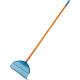 GRINDA PL-22 FIBER, 430 х 40 х 1460 мм, 22 зубца, ударопрочный пластик, фибергласовый черенок, грабли веерные пластиковые, PROLine (421818)