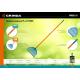 GRINDA PL-22 FIBER, 430 х 40 х 1460 мм, 22 зубца, ударопрочный пластик, фибергласовый черенок, грабли веерные пластиковые, PROLine (421818)