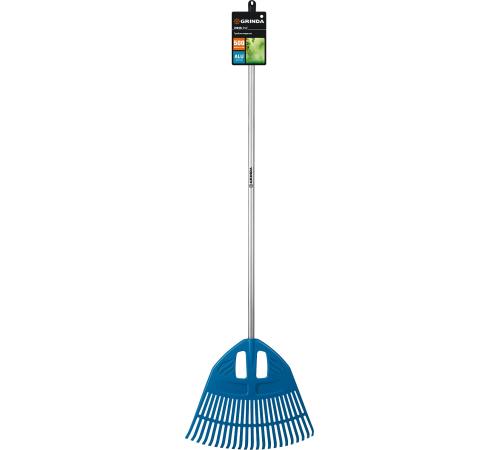 GRINDA PP-23 ALU, 500 х 50 х 1680 мм, 23 зубца, алюминиевый черенок, пластиковые, веерные грабли, PROLine (421811)