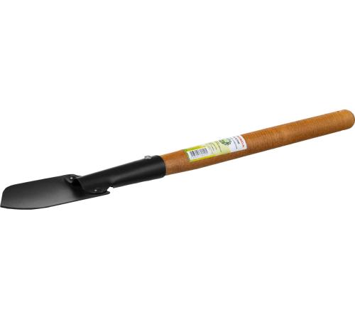 GRINDA ProLine 125х92х560 мм, деревянная ручка, садовая лопаточка (421516)