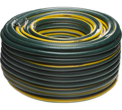 GRINDA STANDARD, 1/2″, 50 м, 20 атм, трёхслойный, армированный, поливочный шланг (429000-1/2-50)
