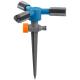 GRINDA RR-P, 75 м, 2 полив, 3 сопла, на пике, ударопрочный пластик, круговой распылитель, PROLine (40341)