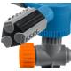 GRINDA RR-P, 75 м, 2 полив, 3 сопла, на пике, ударопрочный пластик, круговой распылитель, PROLine (40341)