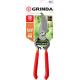 GRINDA G-3, 200 мм, высокоуглеродистая сталь, цельнокованый, покрытие ПВХ, плоскостной секатор (423103)