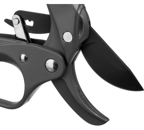 GRINDA P-33, 200 мм, закаленная сталь, с храповым механизмом, алюминиевые рукоятки с эфесом, контактный секатор, PROLine (423433)
