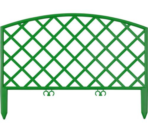GRINDA Плетень, 24 х 320 см, зеленый, 7 секций, декоративный забор (422207-G)